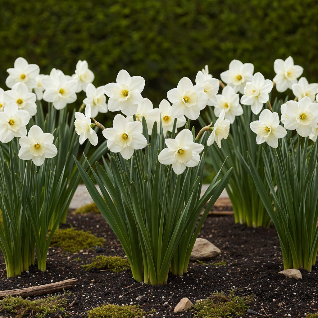 Bloembollen - Narcis Mount Hood - Kleur Wit - 15 stuks - Bolmaat 10/12 - XXL Pack