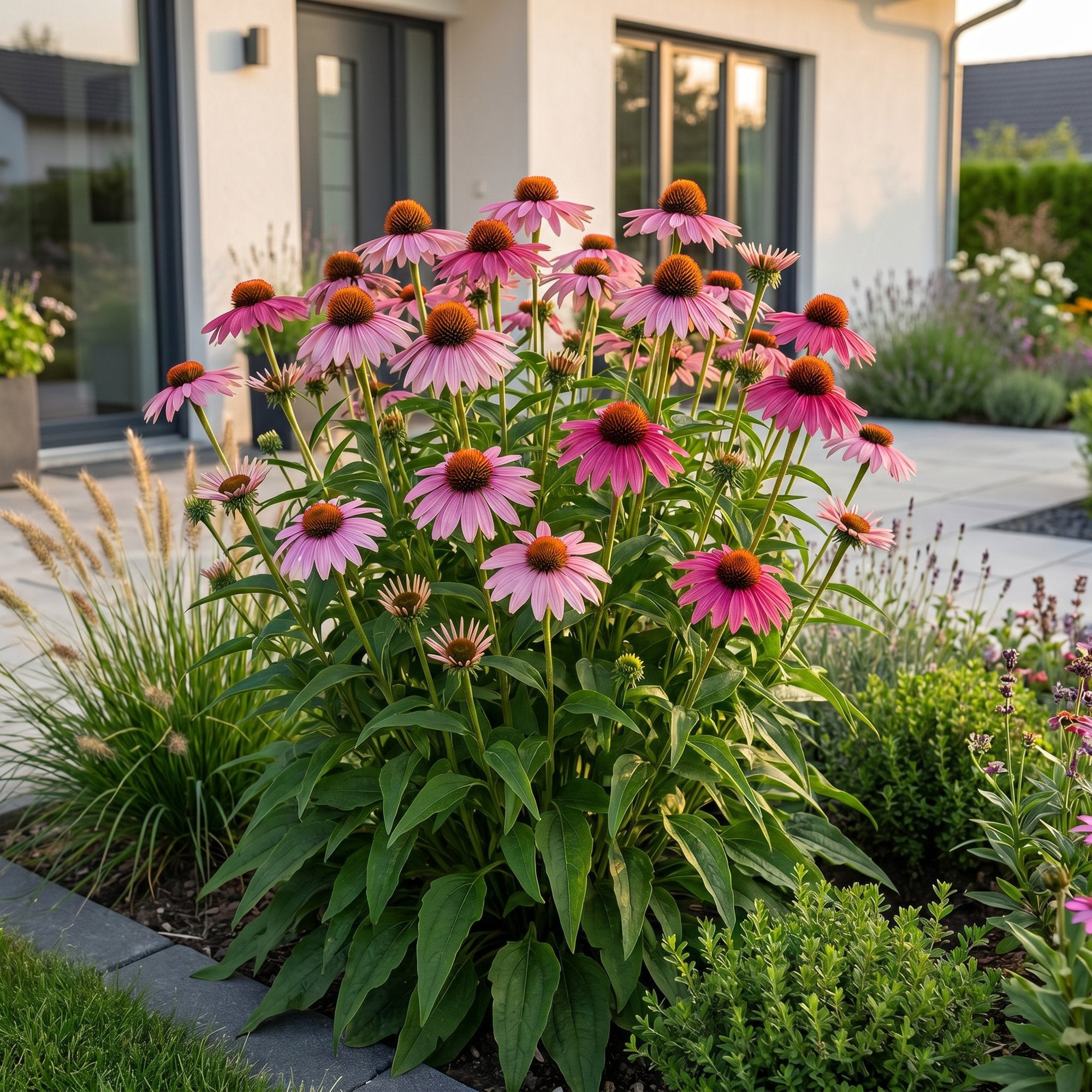 Vasteplant - Echinacea purp. Magnus - Zonnehoed - Bijen- en vlinderlokkers - Roze - 6 Planten - Pot 11cm - Hoogte 15-25cm