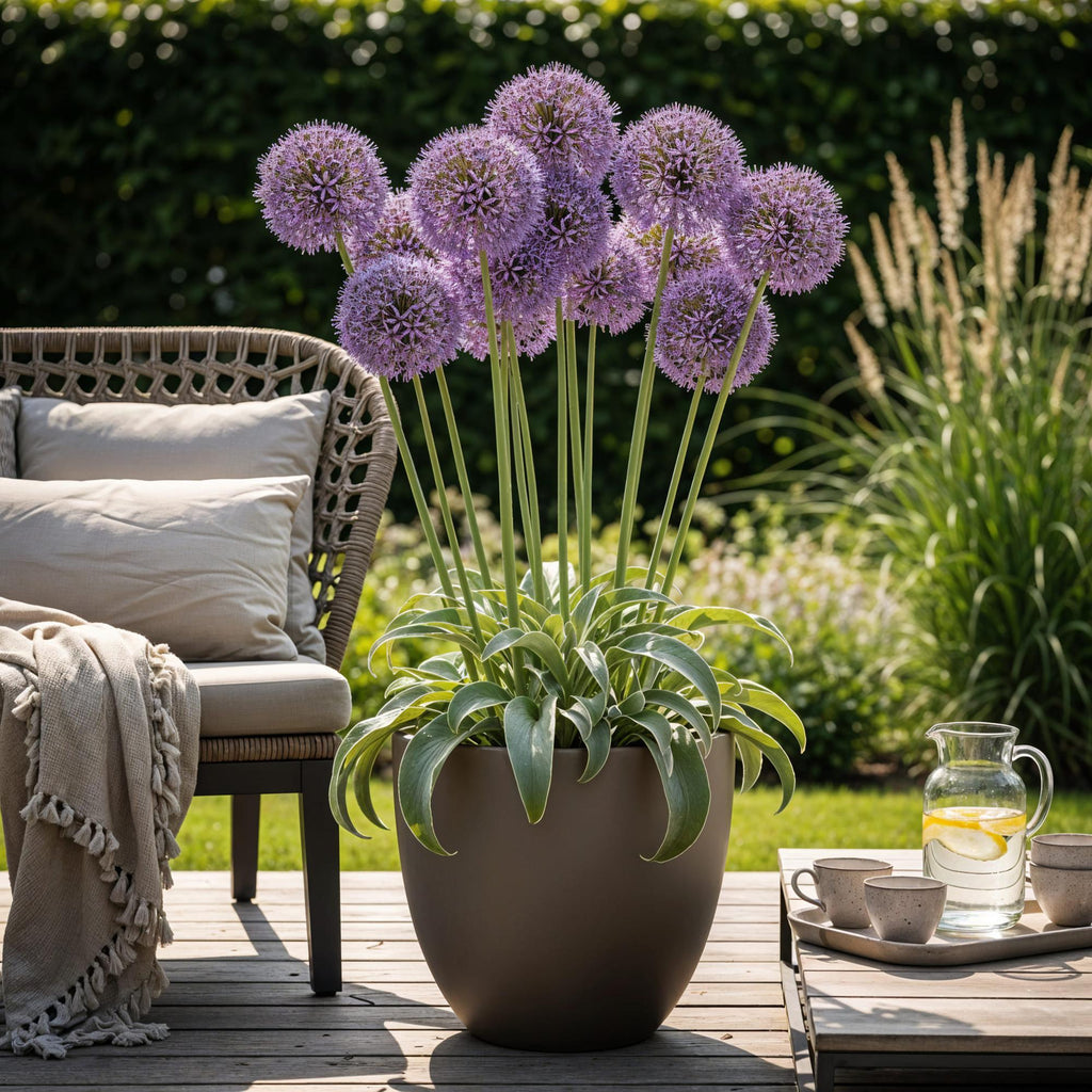 Bloembollen - Allium Gladiator - Kleur Paars - 5 stuks - Bolmaat 16/18 - XXL Pack