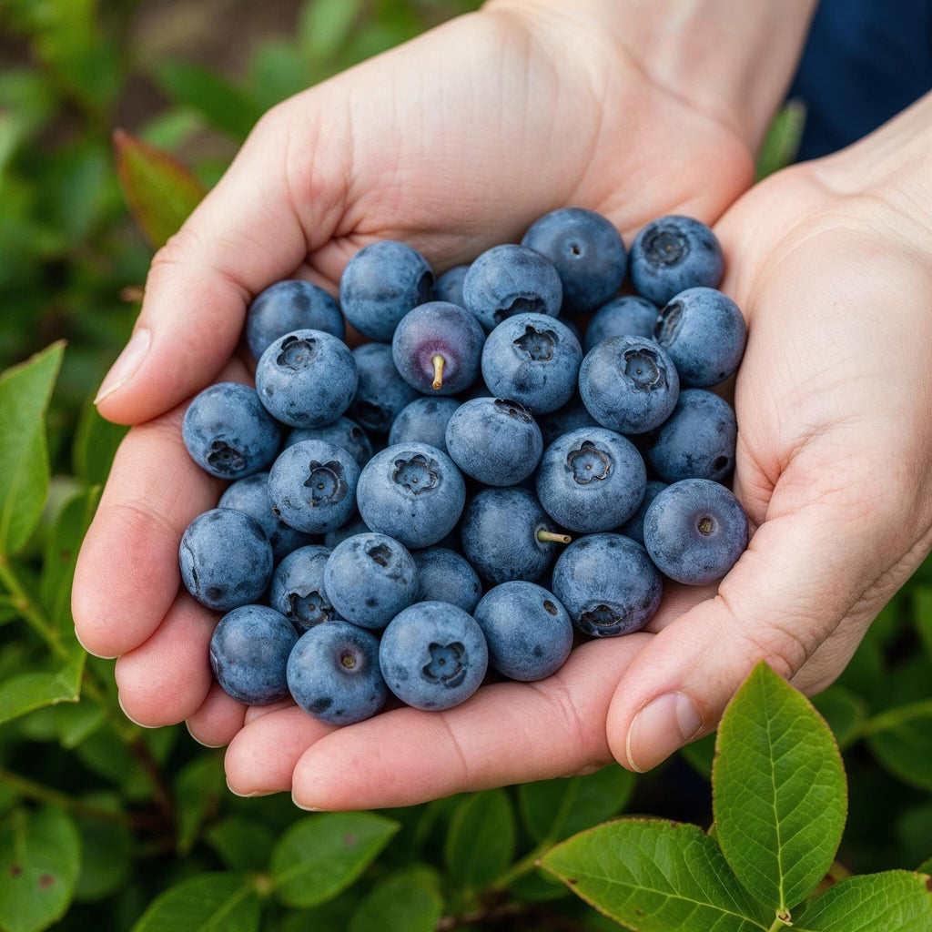 Fruitplanten - Blauwe Bes - Vaccinium corymbossum Goldtraube - Winterhard - 6 Planten - Pot 9 cm - Blauwe Bes