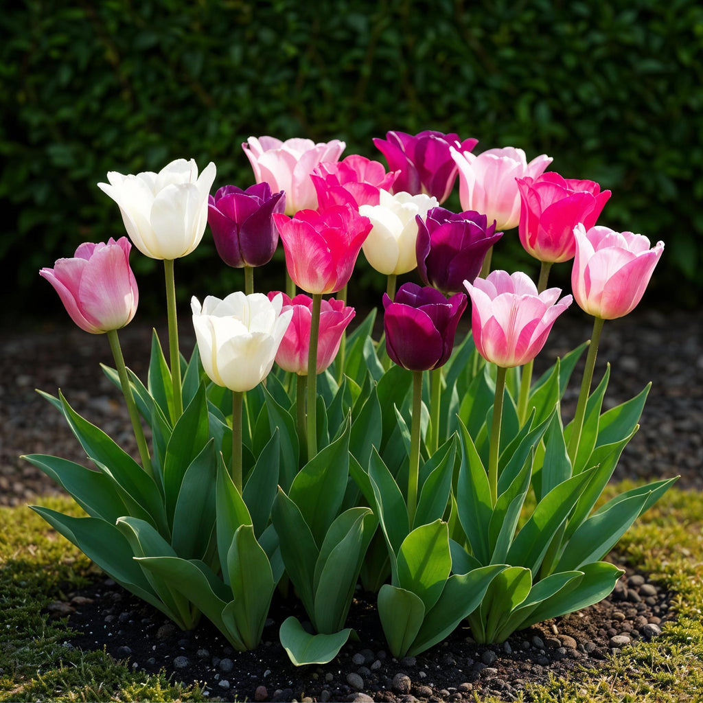 Bloembollen - Tulp Pastel mix - Diversen Kleuren - 12 stuks - Bolmaat 11/12 - XXL Pack