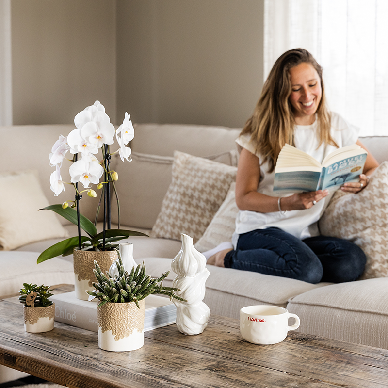 Kolibri Home | Bloom sierpot - Sand - Ø6cm