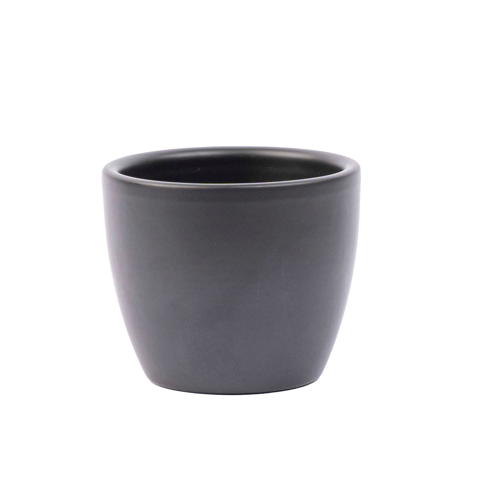 Pot Boule Antraciet mat - D7.5 H6 cm