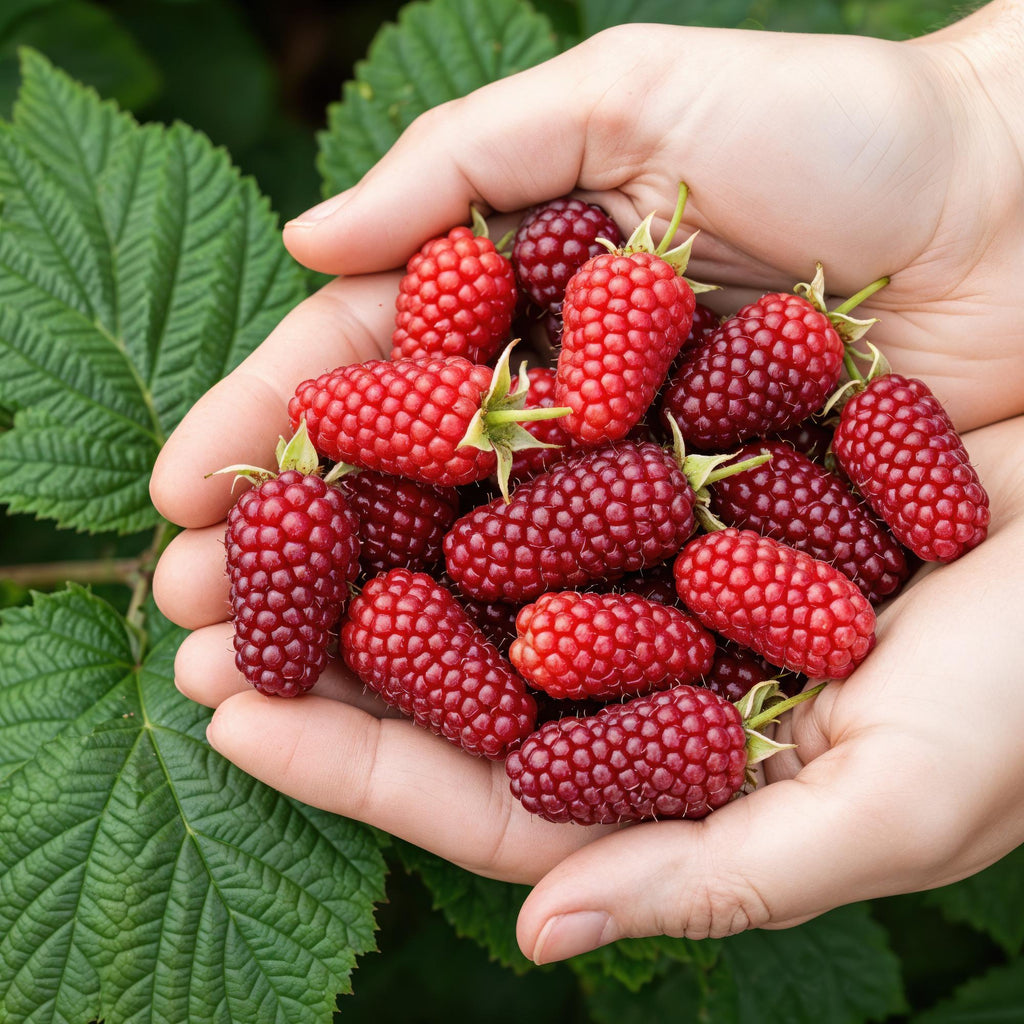 Fruitplanten - Taybes - Rubus Tayberry - Winterhard - 3 Planten - Pot 9 cm - Rode Bes