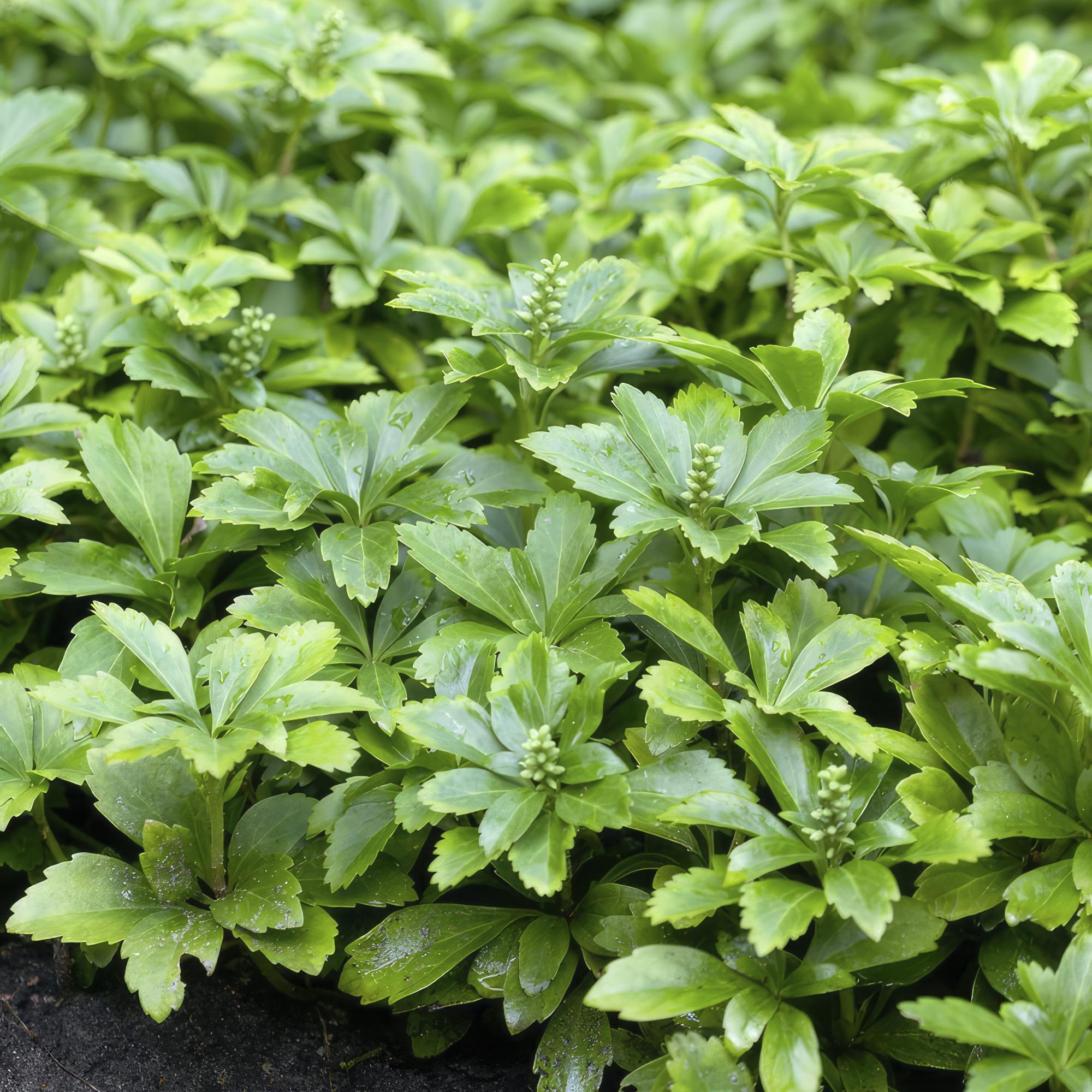 24x Pachysandra term. 'Green Carpet' - ↕10-25cm - Ø9cm