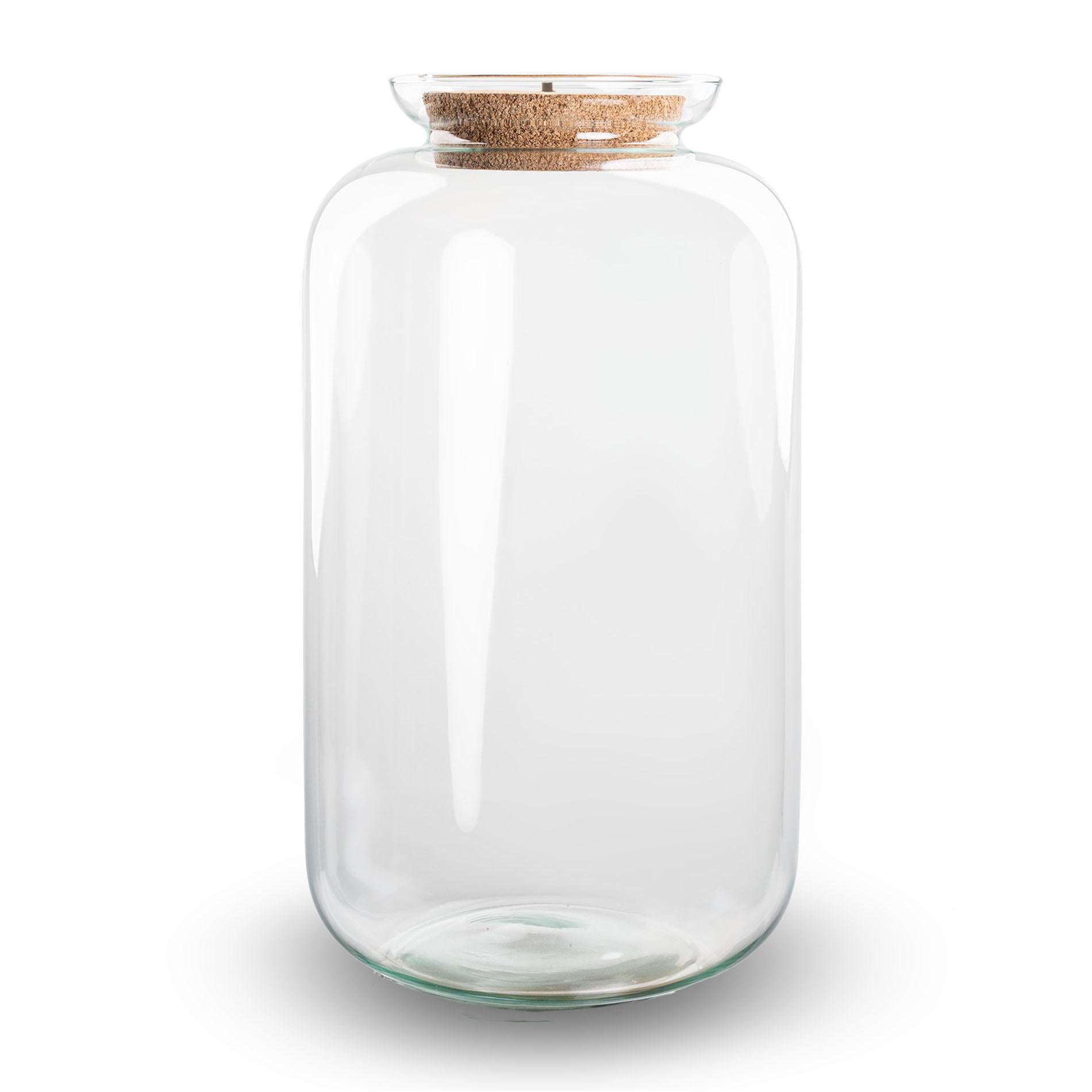 Terrarium fles met verlichting - Sven XL - Ø 23 cm ↑ 43 cm