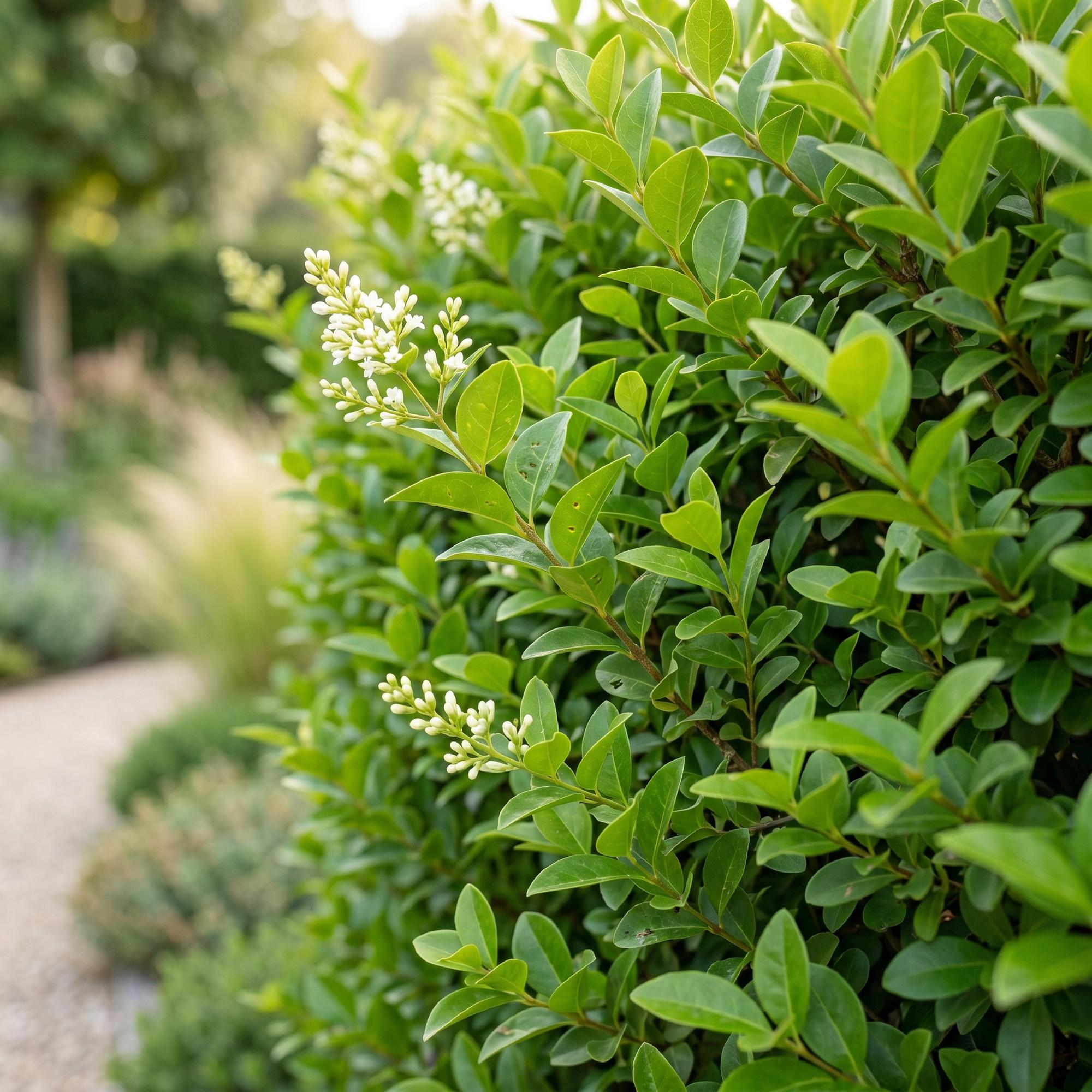16x Ligustrum ovalifolium - Gewone Liguster - Haagplanten - Groenblijvend - Groen - Pot 9cm - Hoogte 35-45cm