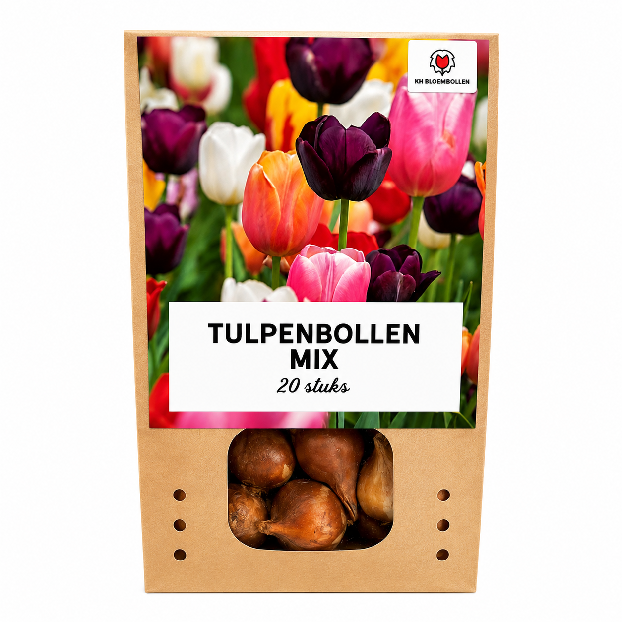 10 zakjes tulpenbollen Mix - 20 Stuks - Winterhard - Maat 11/12
