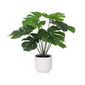 ARTIFICIAL Monstera Deliciosa including white pot - 50cm