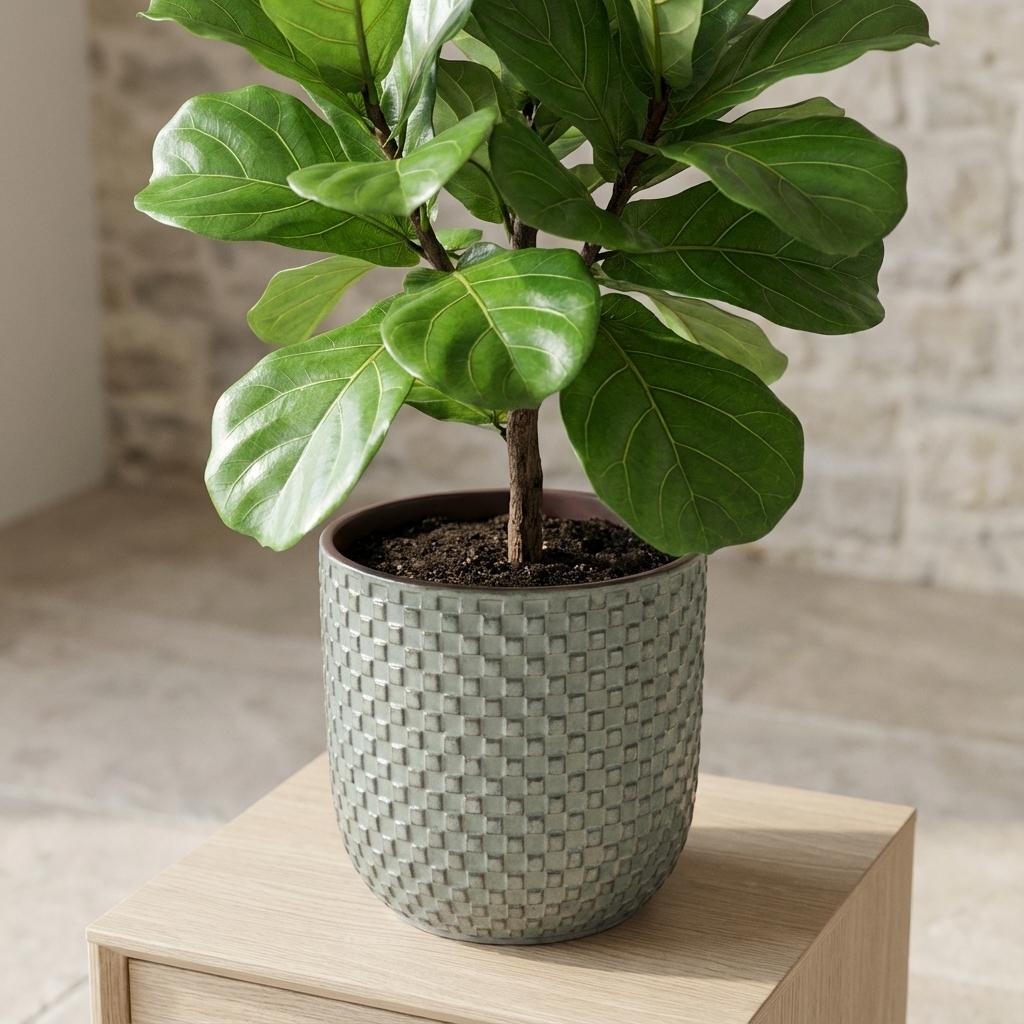 Pot relief groen D13,5