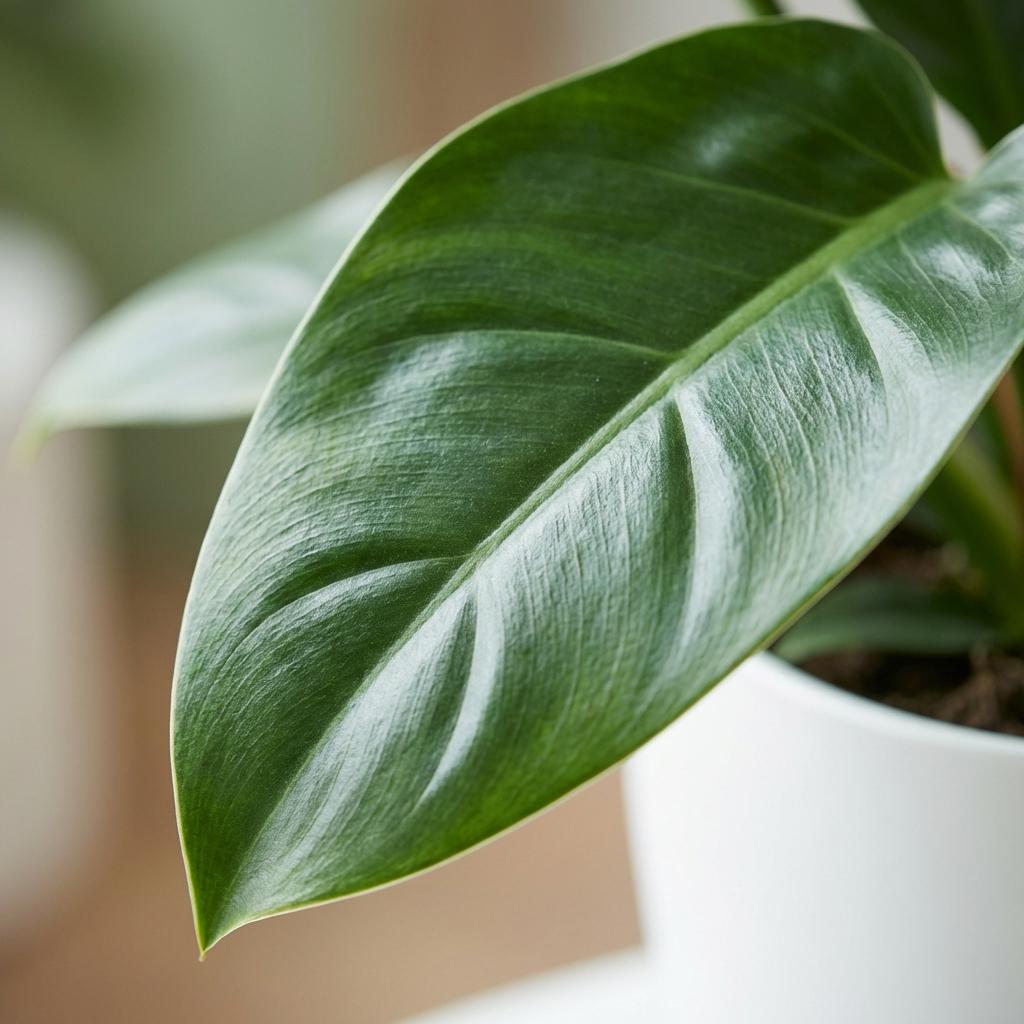 Kamerplant - Philodendron - Philodendron Imperial Green - Groen - Weinig onderhoud - 1 Plant - met Potter Wit - Pot 19cm - Hoogte 65cm