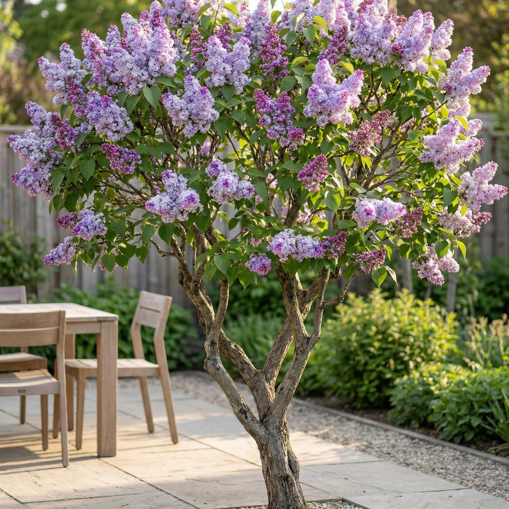 Tuinplant - Syringa vulgaris Michel Buchner - Gewone Sering - Winterhard - Roze - 1 Plant - Pot 17cm - Hoogte 45cm