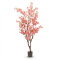 Kunstplant - Prunus - Kersenbloesem - Roze - 175cm