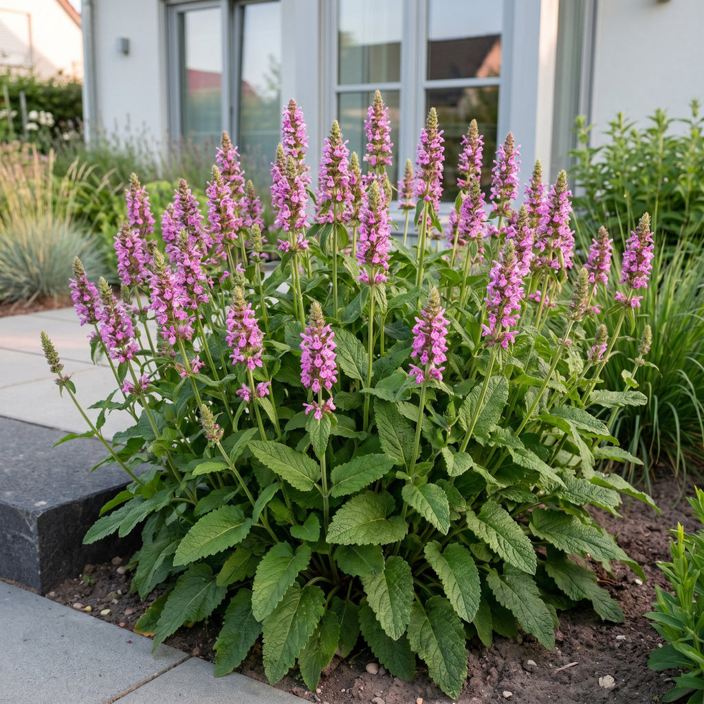 Vasteplant - Stachys off. Ukkie - Ezeloor - Rotsplanten - Roze - 24 Planten - Pot 11cm - Hoogte 15-25cm